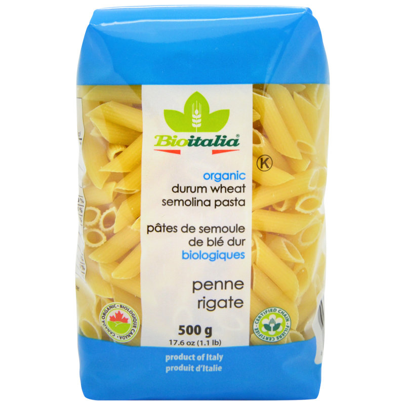 Bioitalia Organic Penne Rigate - 500g