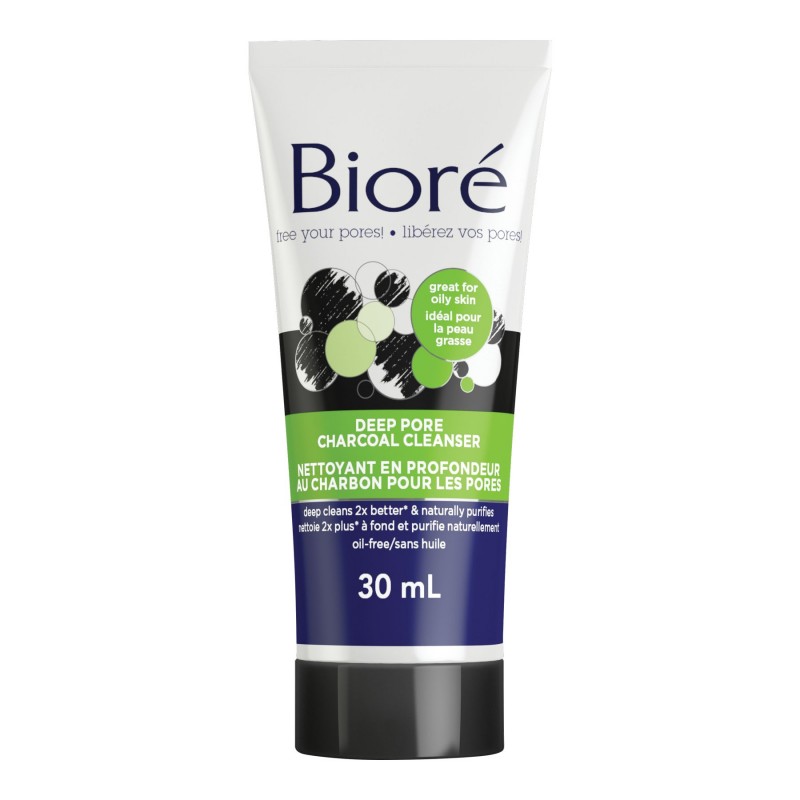 Biore Deep Pore Charcoal Cleanser - 30ml  London Drugs