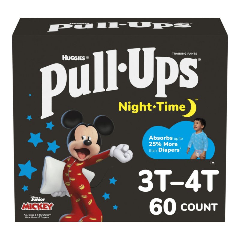 Pull-Ups Boys Night-Time Potty Training Pants - 3T-4T - 60 Count