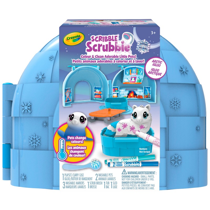 Crayola Scribble Scrubbie Pets Playset - Arctic Igloo