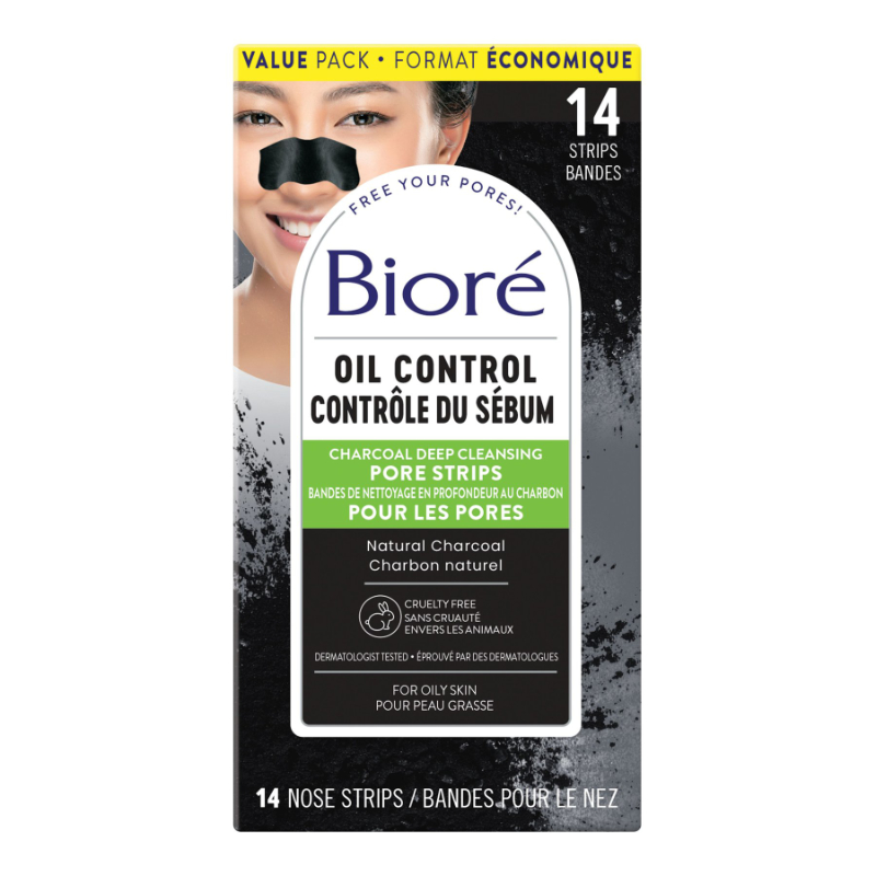 Bioré Deep Cleansing Charcoal Pore Strips - 14s