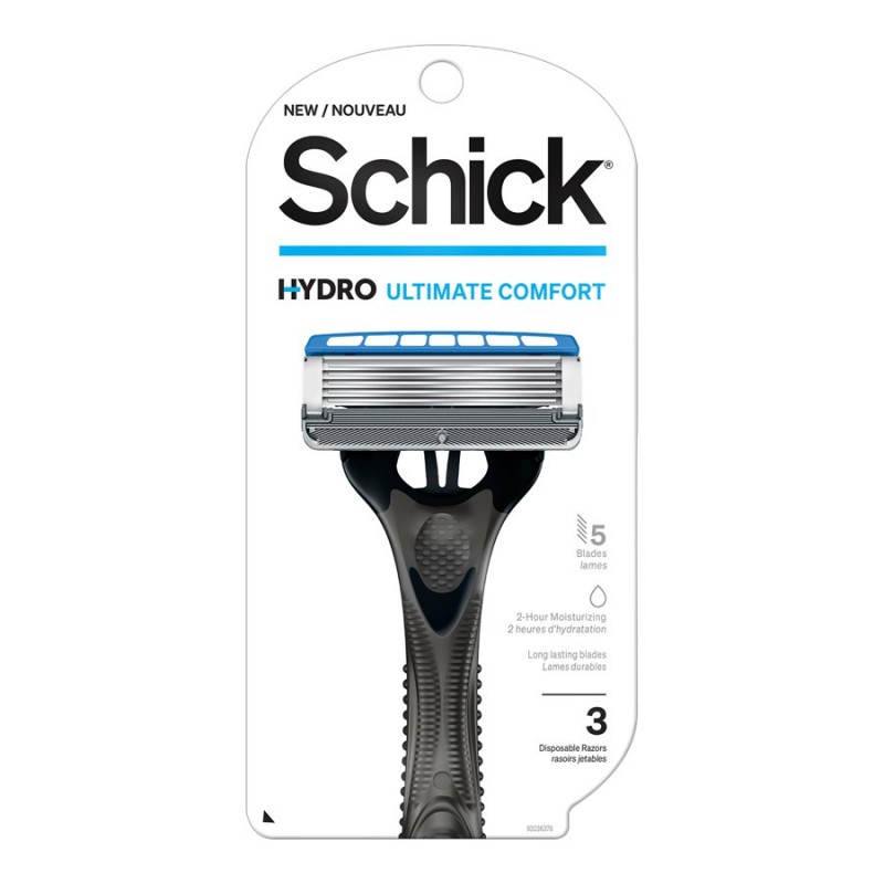 Schick Hydro Ultimate Comfort Razors - Black - 3's