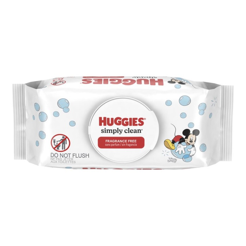 Huggies Simply Clean Baby Cleaning Wipes - 64 Wipes