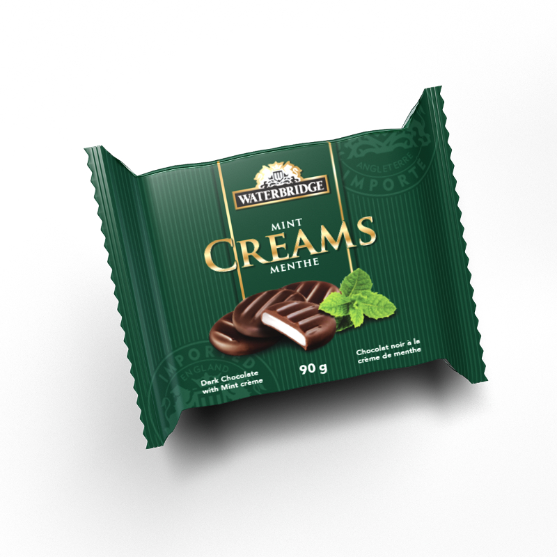 Waterbridge Dark Chocolate Creams - Mint - 90g