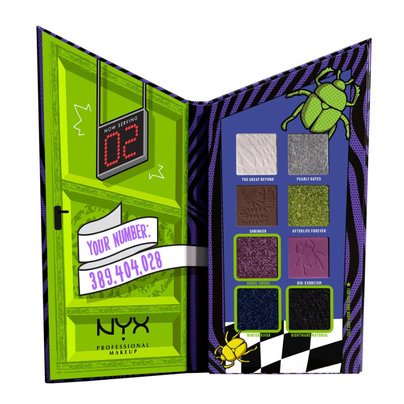 NYX Professional Makeup Beetlejuice Color For The Recently Deceased Color Palette - 8 colors