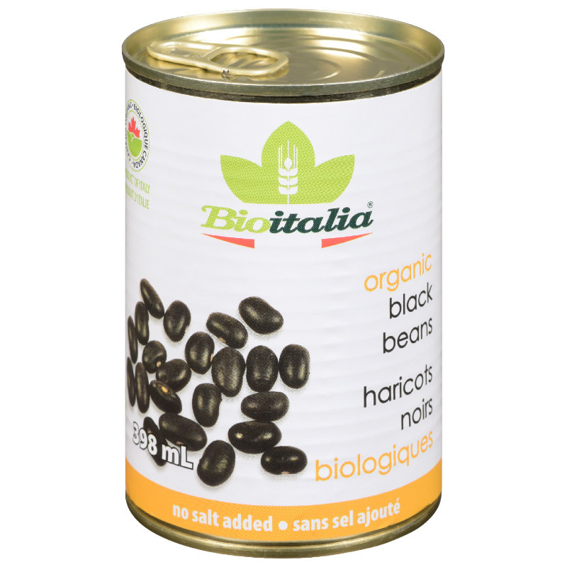 Bioitalia Organic Black Beans - 398ml