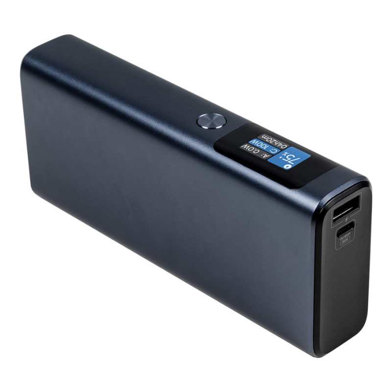 LOGiiX Piston Power Pro 20000mAh USB-A & USB-C Power Bank - Midnight Blue - LGX-13734