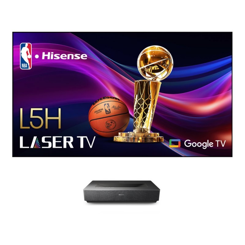 Hisense Laser TV L5 Series DLP Projector with 100 Projection Screen - 100L5H