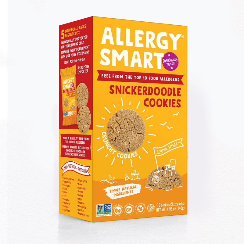 Allergy Smart Snickerdoodle Cookies - 5pk/140g