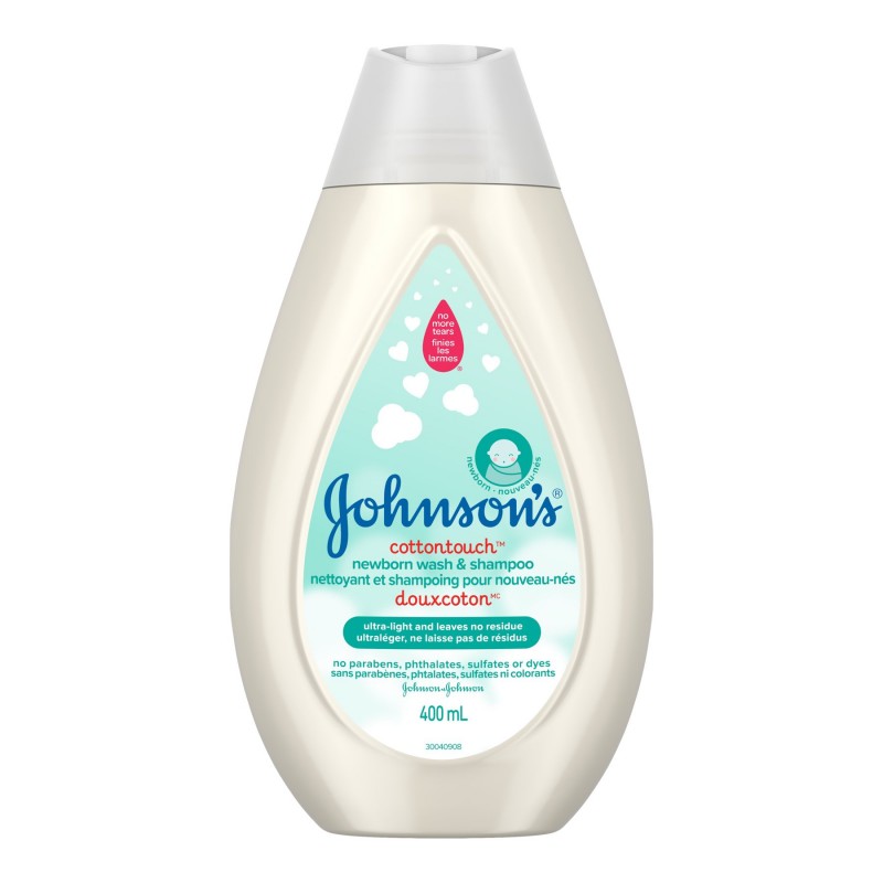 Johnson's Cotton Touch Baby Body Wash & Shampoo - 400ml