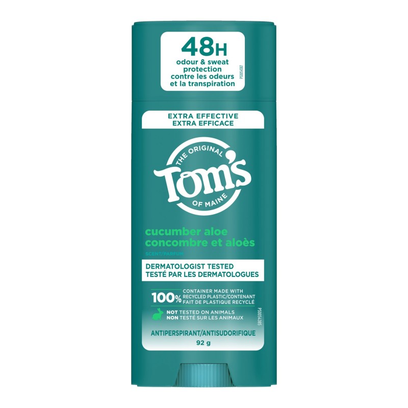 Tom's of Maine Antiperspirant - Cucumber Aloe - 92g