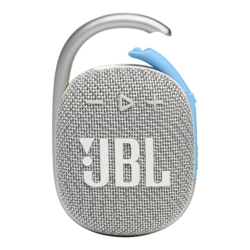 JBL Clip 4 Eco Portable Bluetooth Speaker - White - JBLCLIP4ECOWHTAM