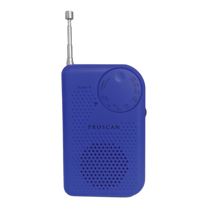 Proscan PRC100 Portable Radio - Blue