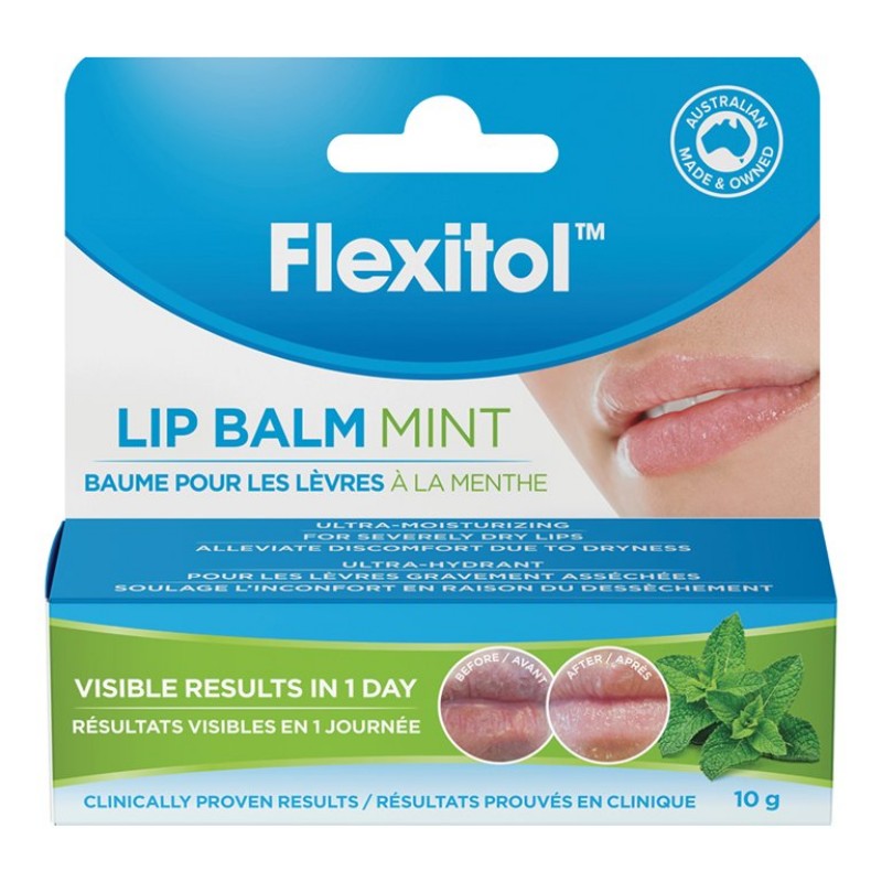 Flexitol Lip Balm - Mint - 10g