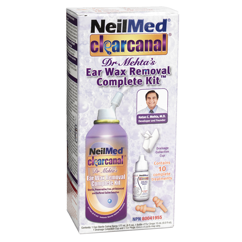 Neilmed Clearcanal Dr Mehta S Ear Wax Removal Complete Kit