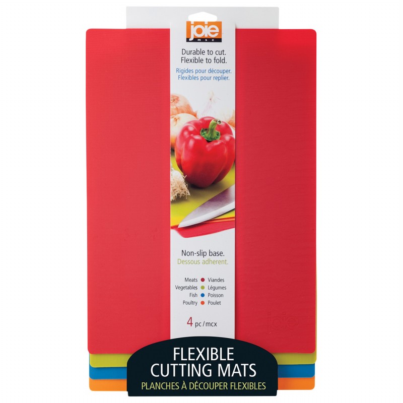 Joie MSC Flexible Cutting Mats - Multicolour - 4 piece