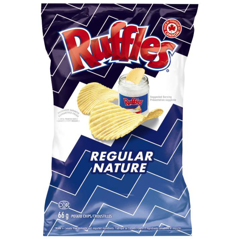 Ruffles Potato Chips - Regular - 66g