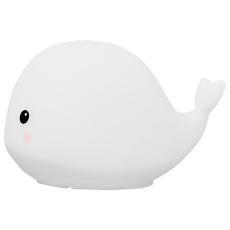 whale led night light