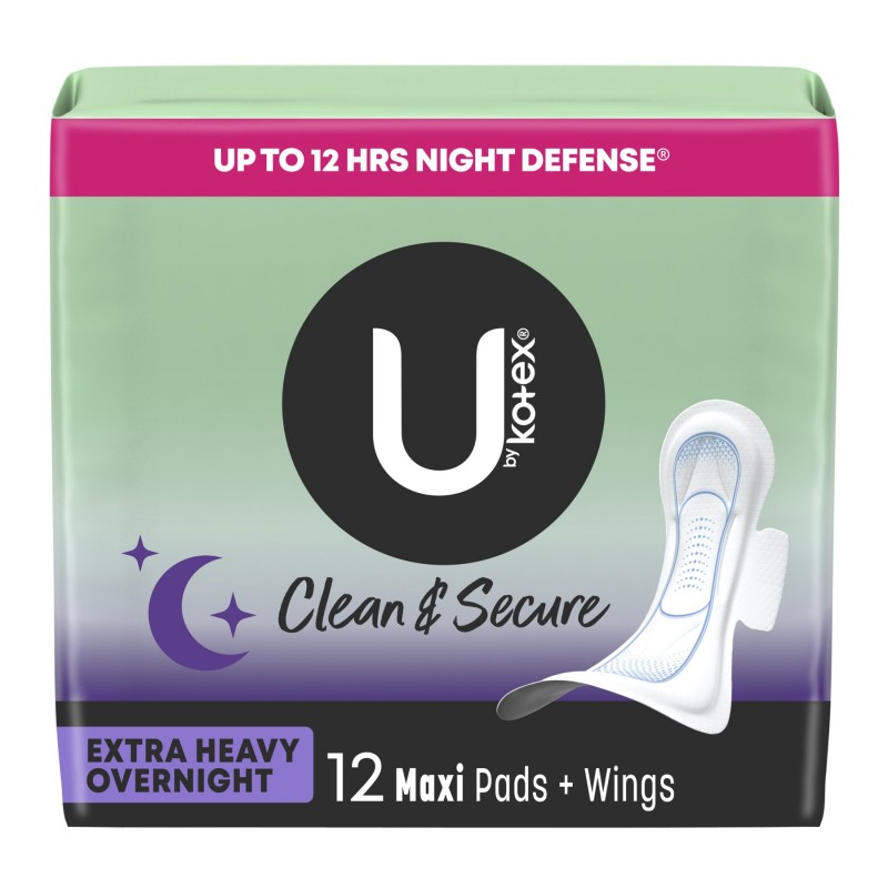 Clean & Secure Maxi Pads, Heavy Absorbency