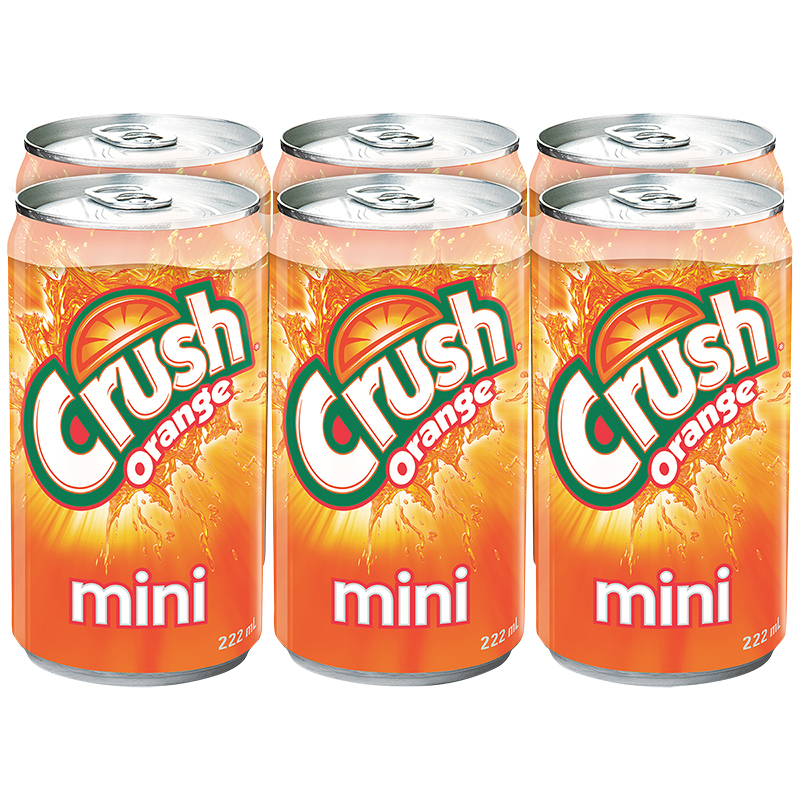 Crush - Orange - 6 x 222ml