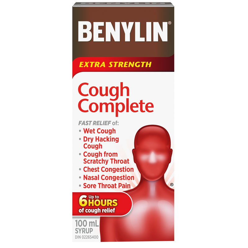 Benylin DM-D-E Extra Strength Cough Syrup - 100ml | London Drugs