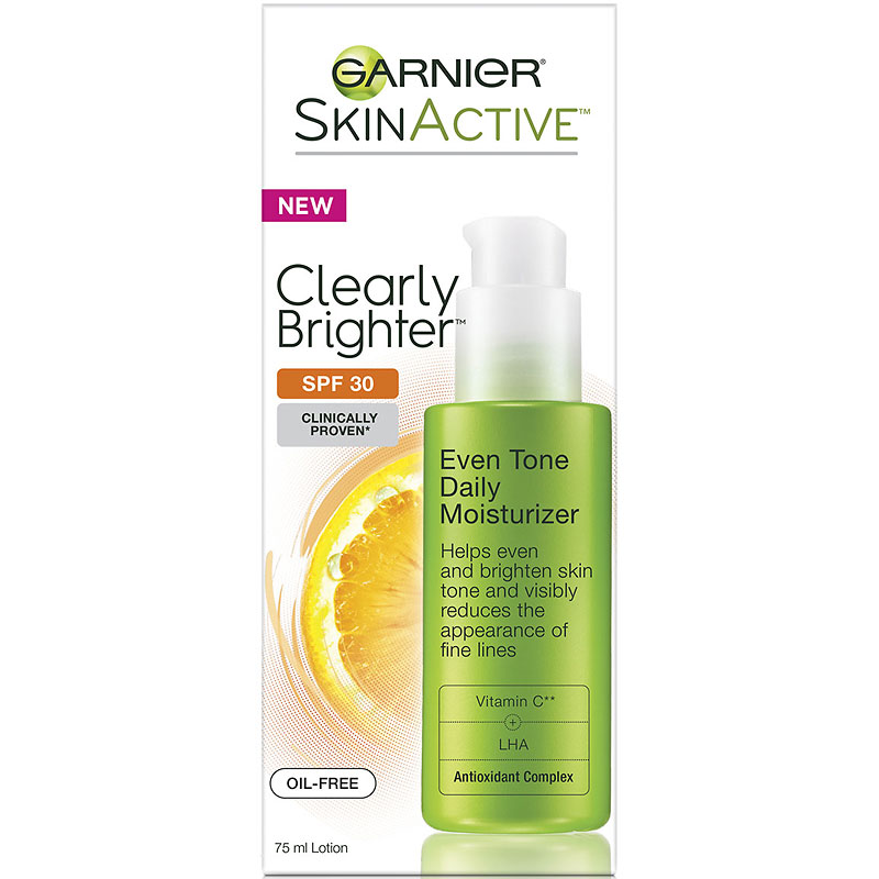 Garnier Skinactive Clearly Brighter Even Tone Moisturizer Spf 30