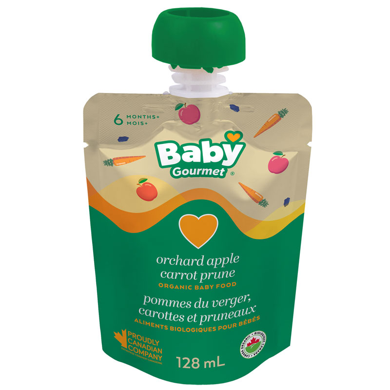 Baby Gourmet Baby Food Stage 1 - Orchard Apple, Carrot & Prune - 128ml ...