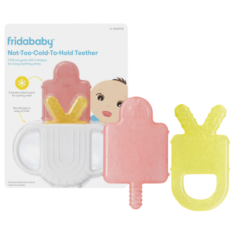 Fridababy Not-Too-Cold-to-Hold Teether - Multicolour