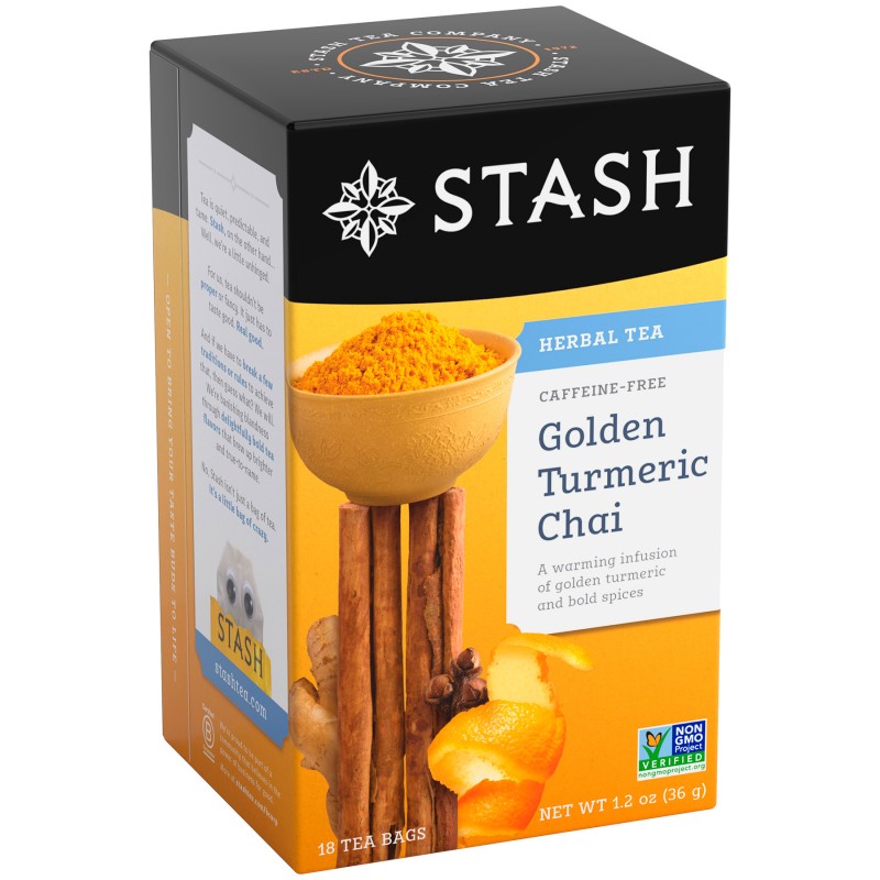 Stash Tea - Golden Tumeric Chai - 18s