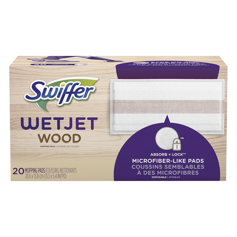 Swiffer Wetjet Wood Mopping Pad Refills 20 London Drugs