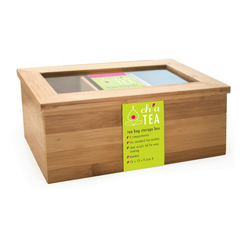 CH'A Tea Tea Bag Organizer - Natural