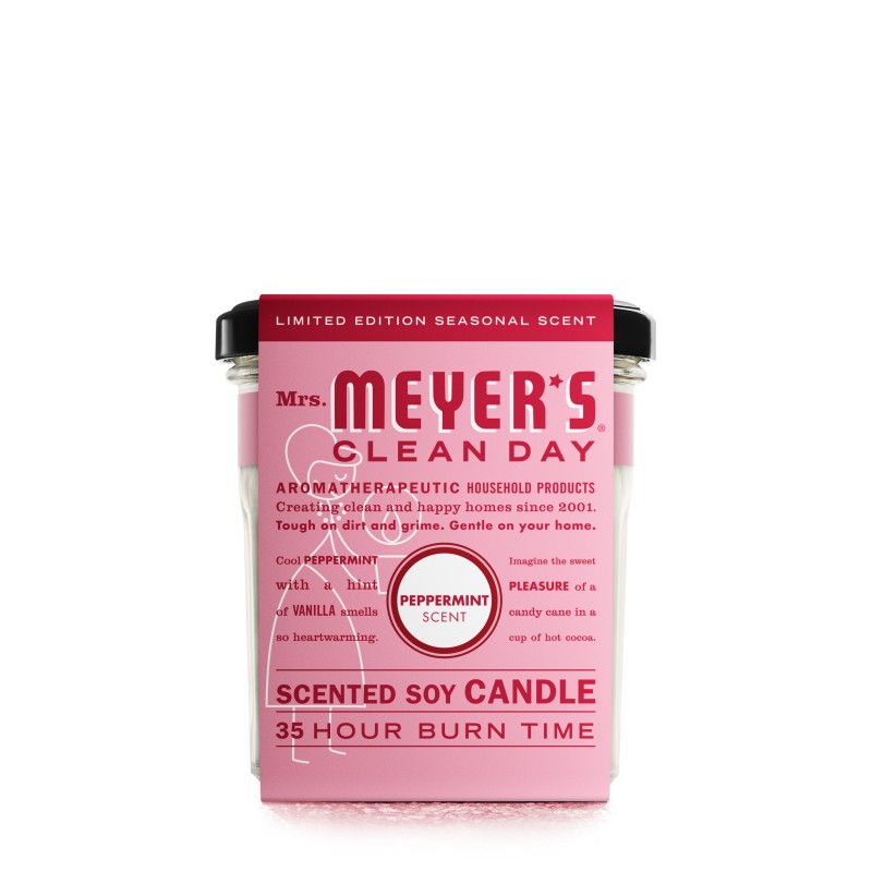 Mrs. Meyer's Clean Day Scented Soy Candle - Peppermint - 200ml