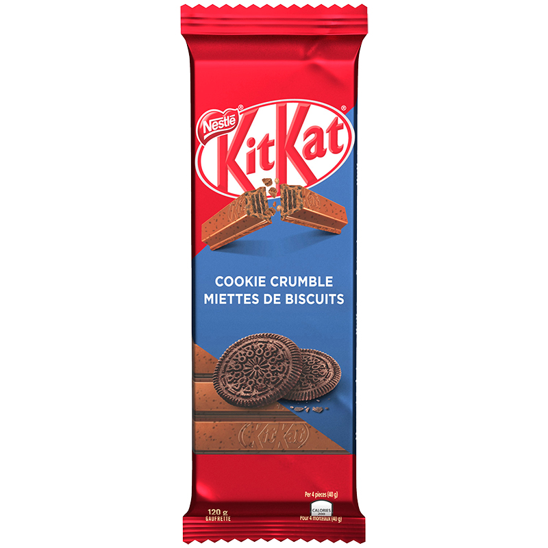 NESTLE KitKat Cookie Crumble Wafer Bar - 120g