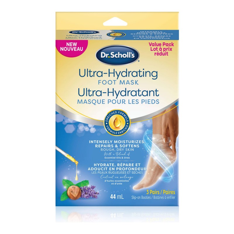 Dr. Scholl's Ultra Hydrating Foot Mask - 3 pairs