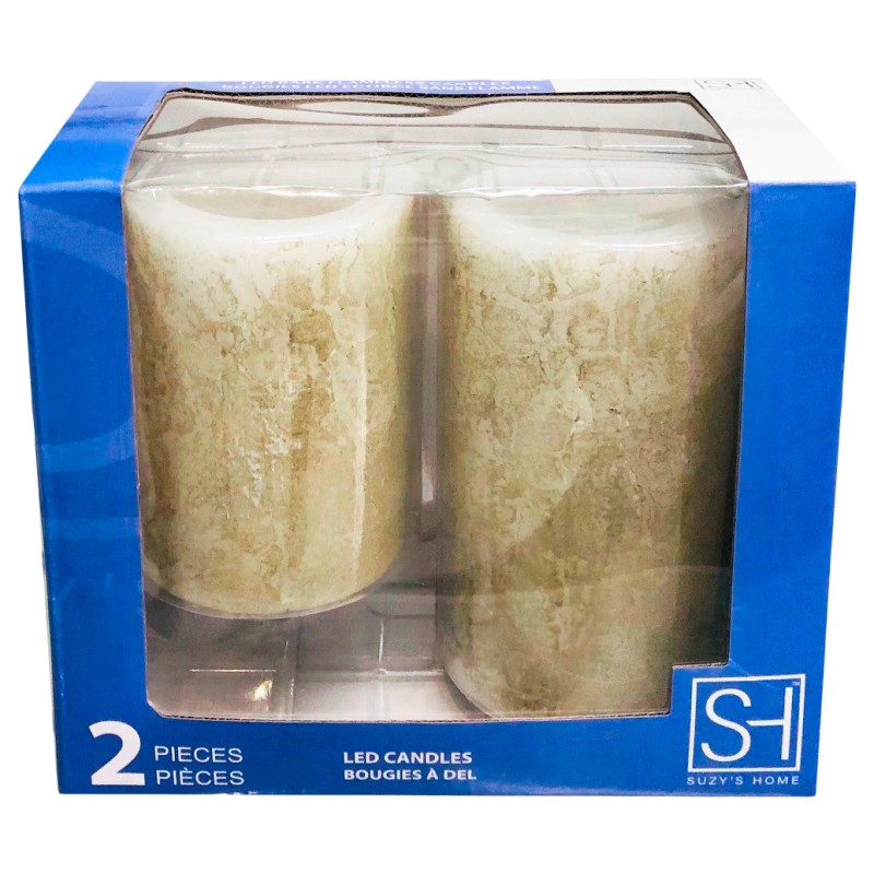 Suzy's Home Led Candles - 2pk