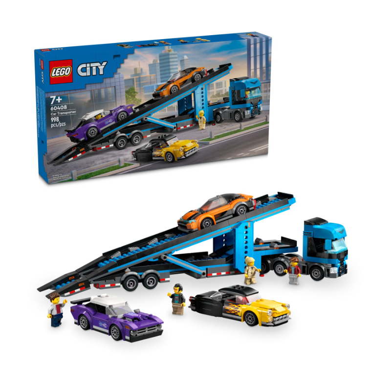 LEGO City - Car Transporter Truck with Sports Cars