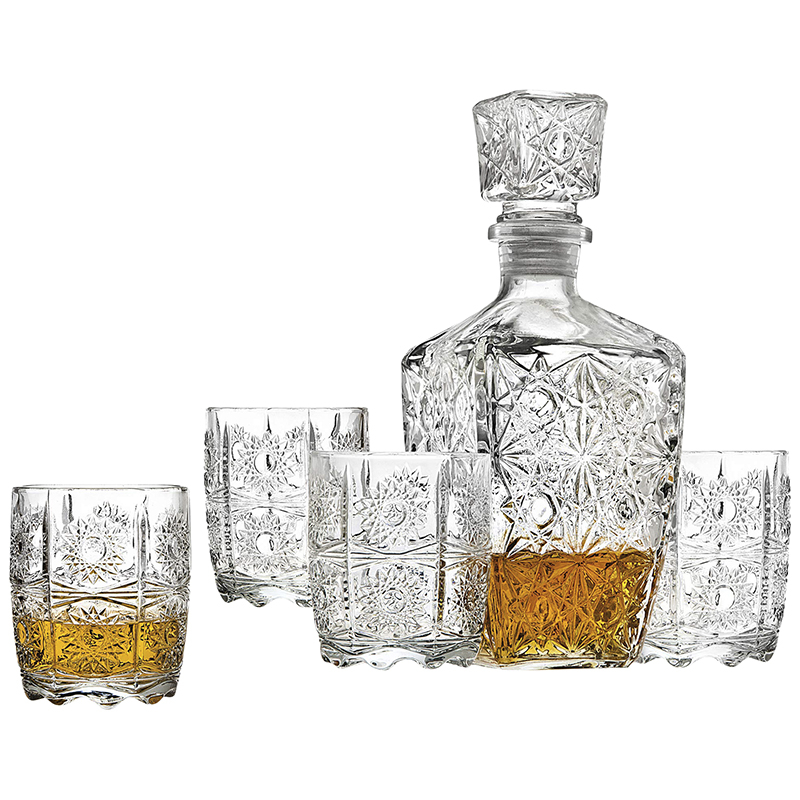 Studio Crystal Whiskey Set - 5 Piece