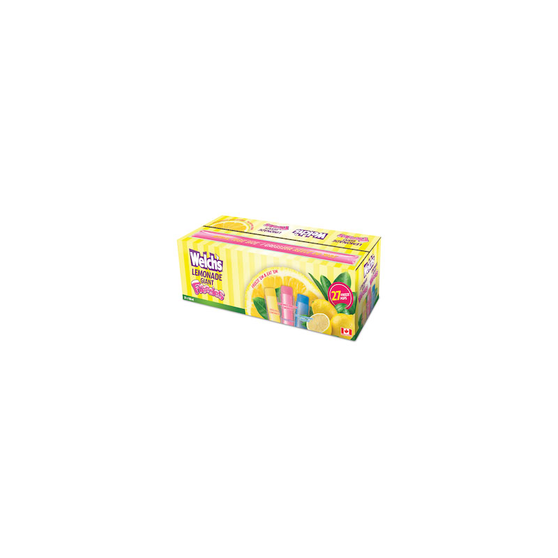 Welch's Giant Lemonade Freeze Pops - 27 x 150ml