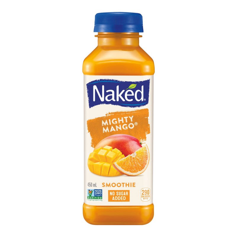 Naked Fruit Juice Smoothie Mighty Mango 450ml London Drugs 2403