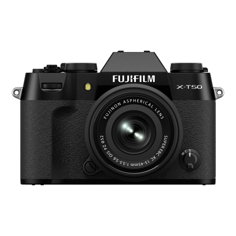 Fujifilm X Series X-T50 Mirrorless Digital Camera with XC 15-45mm OIS PZ Lens