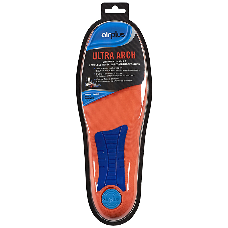 Airplus Ultra Arch Orthotic Insoles Men's - 7-13
