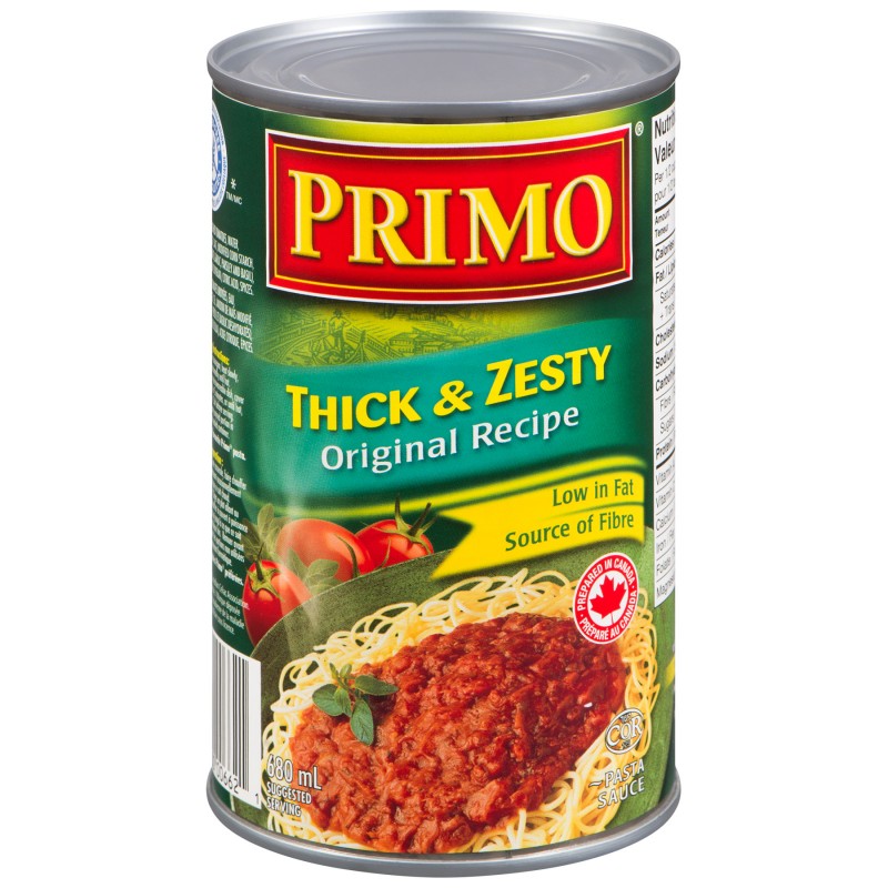 Primo Thick and Zesty Original Recipe Pasta Sauce - 680ml