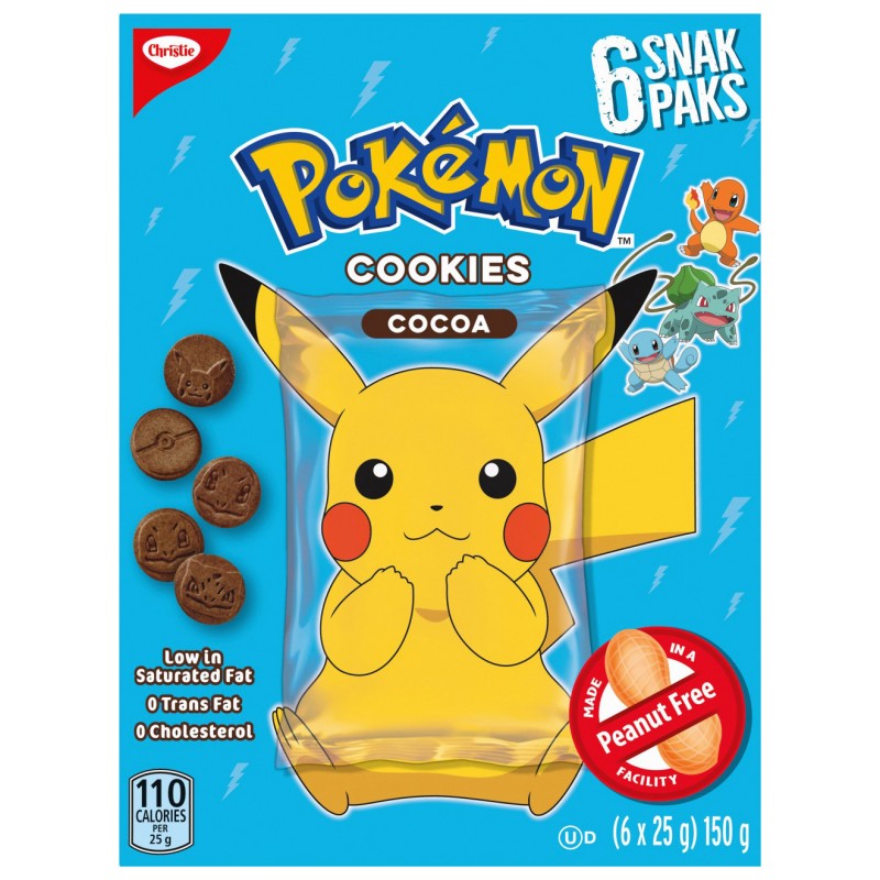 Christie Pokemon Cocoa Cookies - 150g