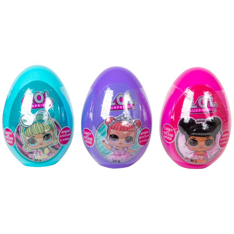 L.O.L. Surprise! 3D Jumbo Easter Egg - Assorted - 10g
