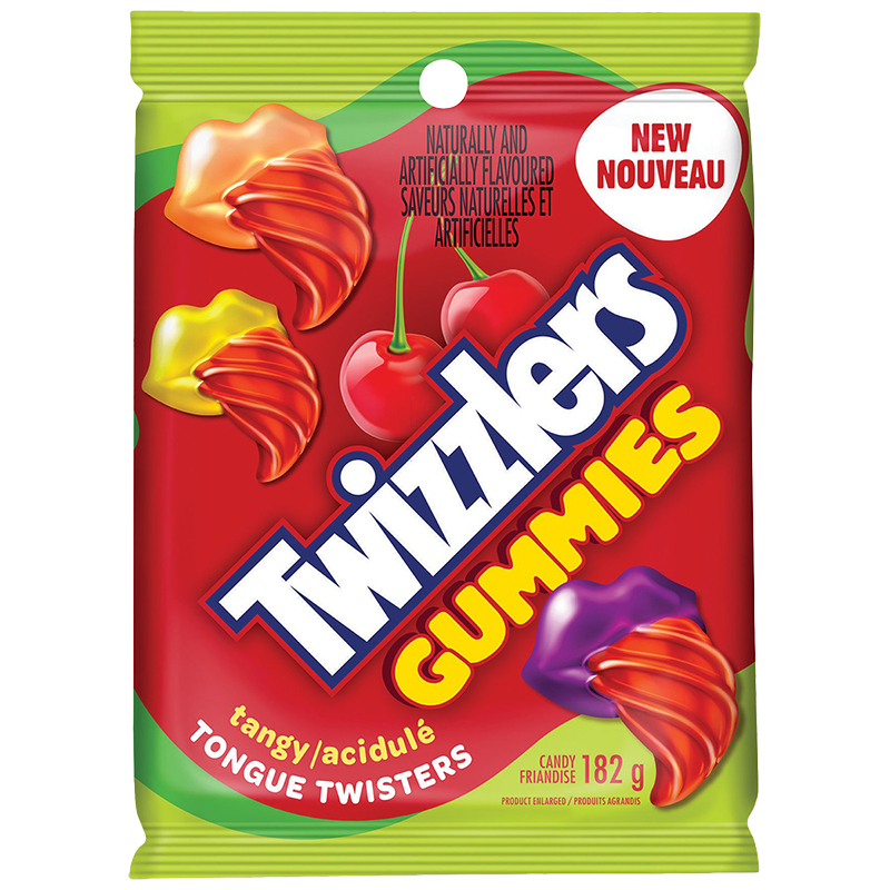Twizzlers Tongue Twisters - Tangy - 182g