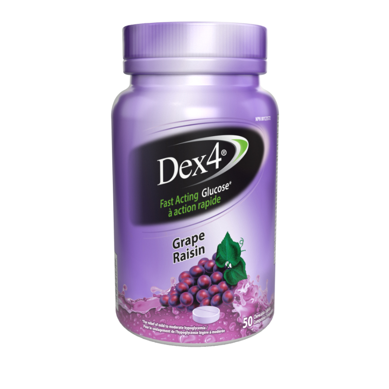 Dex4 Glucose Tablets - Grape - 50s