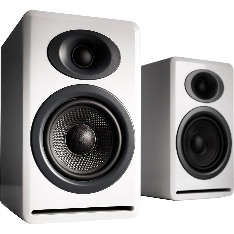 Audioengine P4 Passive Bookshelf Speakers White Ap4w London