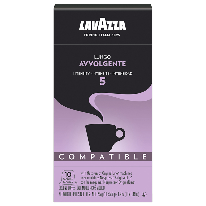 Lavazza Nespresso© Pods Lungo Avvolgente 5 10 Pack London Drugs