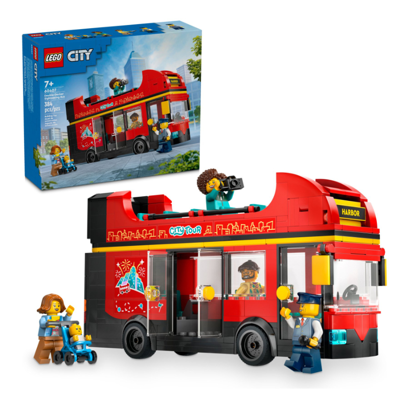 LEGO City - Red Double-Decker Sightseeing Bus