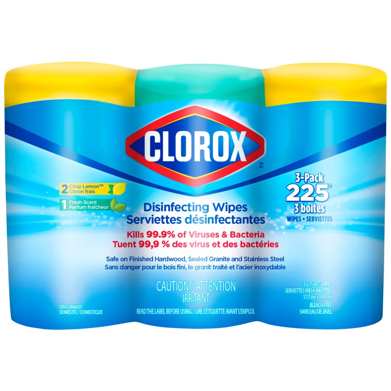 Clorox Disinfecting Wipes - 3x75s